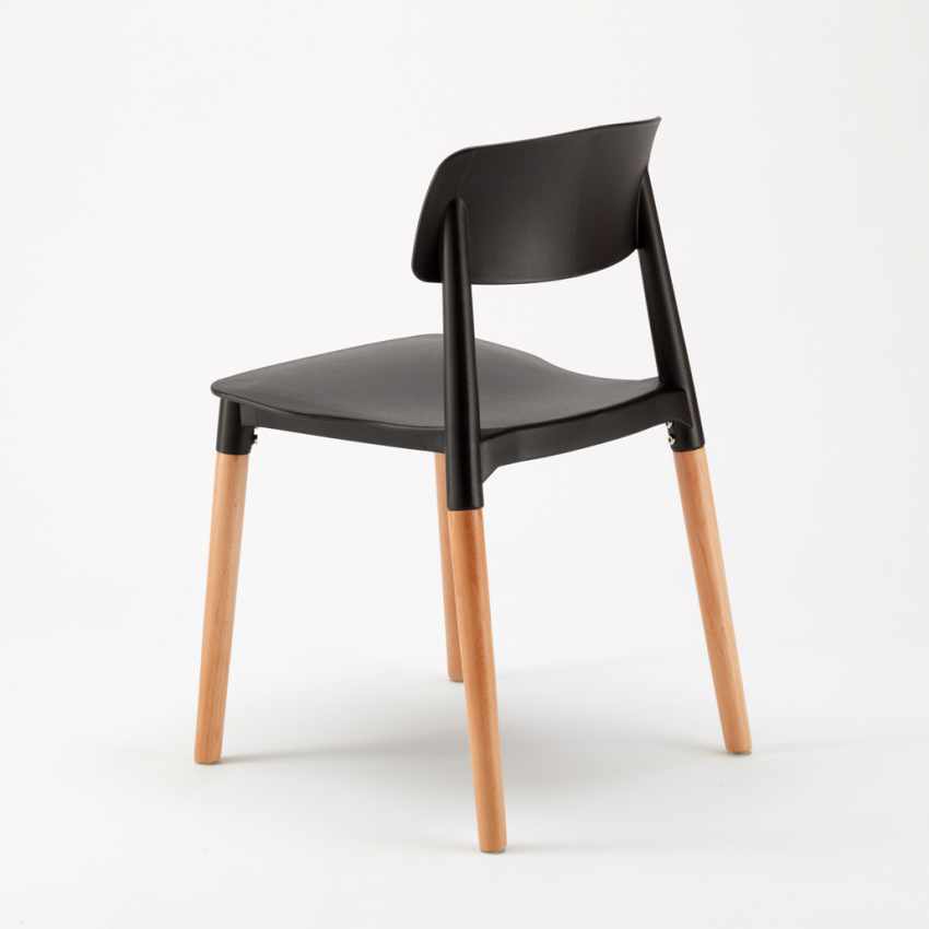 Sillas para Cocina y Bar Polipropileno y Madera Diseño Moderno Barcelona Sillas para Cocina y Bar Polipropileno y Madera Diseño Moderno Barcelona