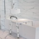 Sedia panca bagno doccia vasca anziani disabili con schienale Holly Stock