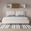 Letto matrimoniale king size contenitore 180x200 imbottito Appia K Vendita