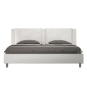 Letto matrimoniale king size contenitore 180x200 imbottito Appia K Saldi