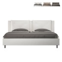 Letto matrimoniale king size contenitore 180x200 imbottito Appia K Promozione
