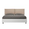 Letto contenitore matrimoniale legno 160x190cm cuscini Egos Antea Saldi