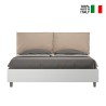 Letto contenitore matrimoniale legno 160x190cm cuscini Egos Antea Offerta