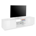 Mobile porta TV design moderno bianco soggiorno 180cm Dover