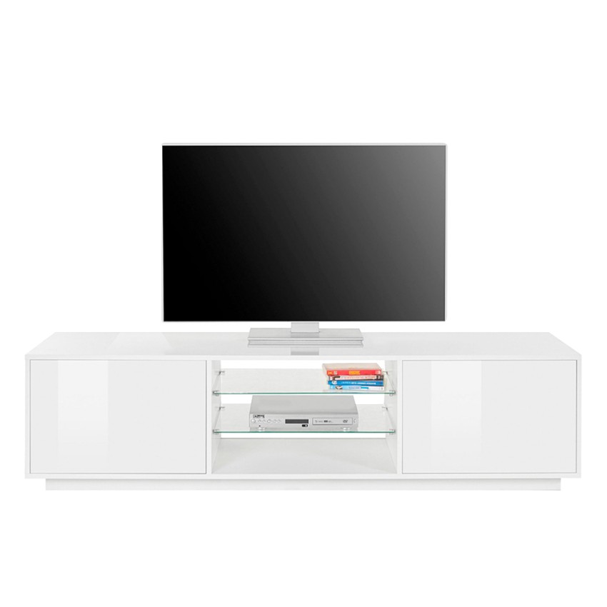 Porta tv economico cm 60x30h.60 bianco nuovo art.67801 consegna  gratuita