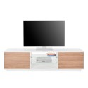 Mobile porta TV 180cm soggiorno design bianco legno Dover Wood Saldi