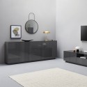 Credenza cucina 220cm mobile soggiorno design moderno Lonja Report Scelta