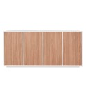 Credenza soggiorno 180cm mobile cucina design legno bianco Ceila Wood