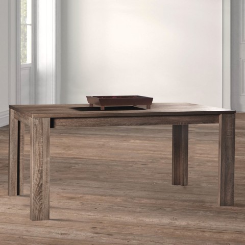 Tavolo sala da pranzo rettangolare in legno 160X90 design moderno Douglas