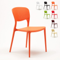 Stock 20 sedie polipropilene colorate impilabile Garden Giulietta bar ristorante gelateria Saldi