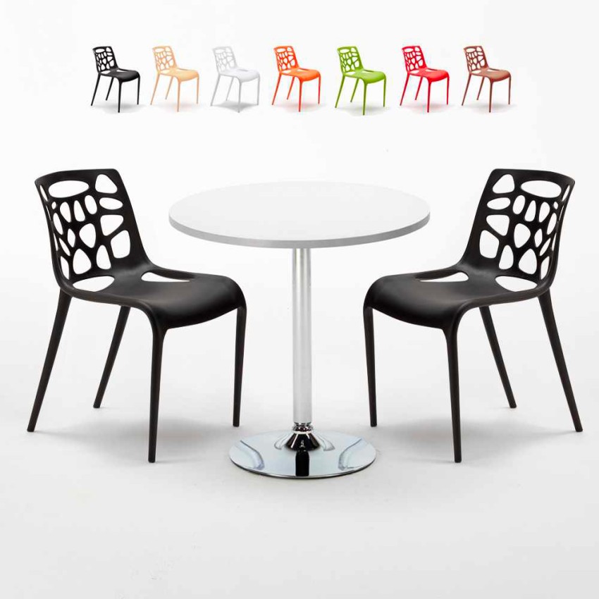 Tavolino Rotondo Bianco 70x70cm Con 2 Sedie Interno Gelateria Long Island Catalogo Tavolino Rotondo Bianco 70x70cm Con 2 Sedie Interno Gelateria Long Island Catalogo