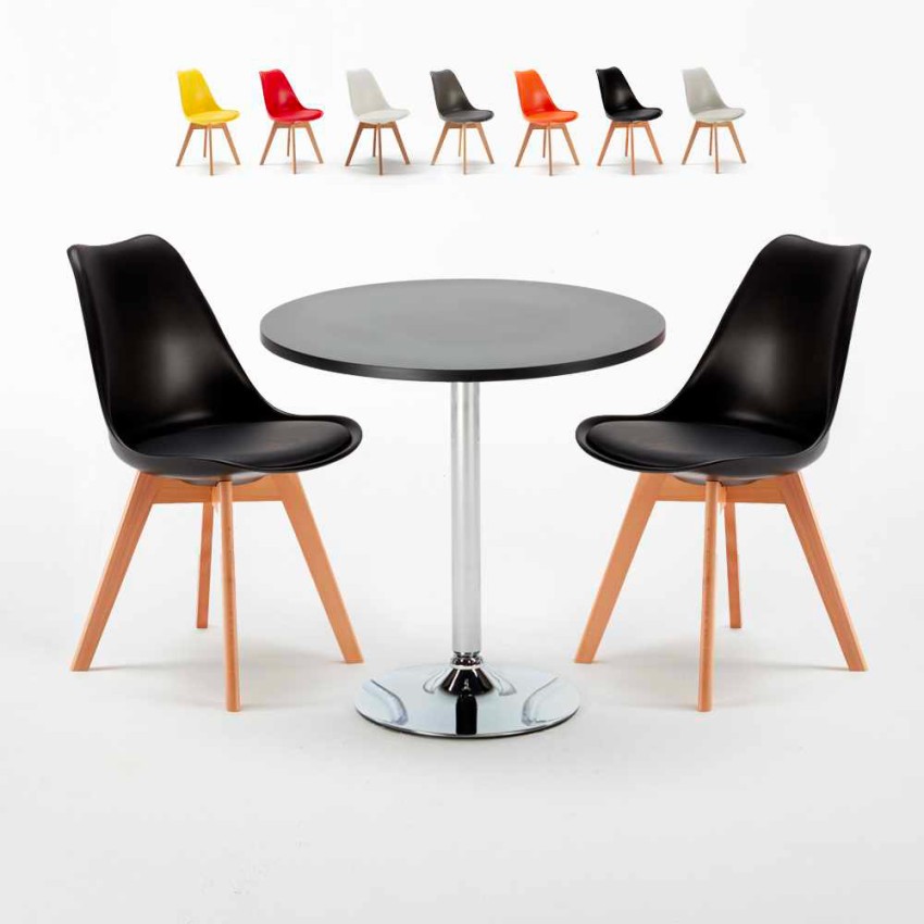 Tavolino Rotondo Nero 70x70cm Con 2 Sedie Interno Nordica Cosmopolitan Catalogo Tavolino Rotondo Nero 70x70cm Con 2 Sedie Interno Nordica Cosmopolitan Catalogo