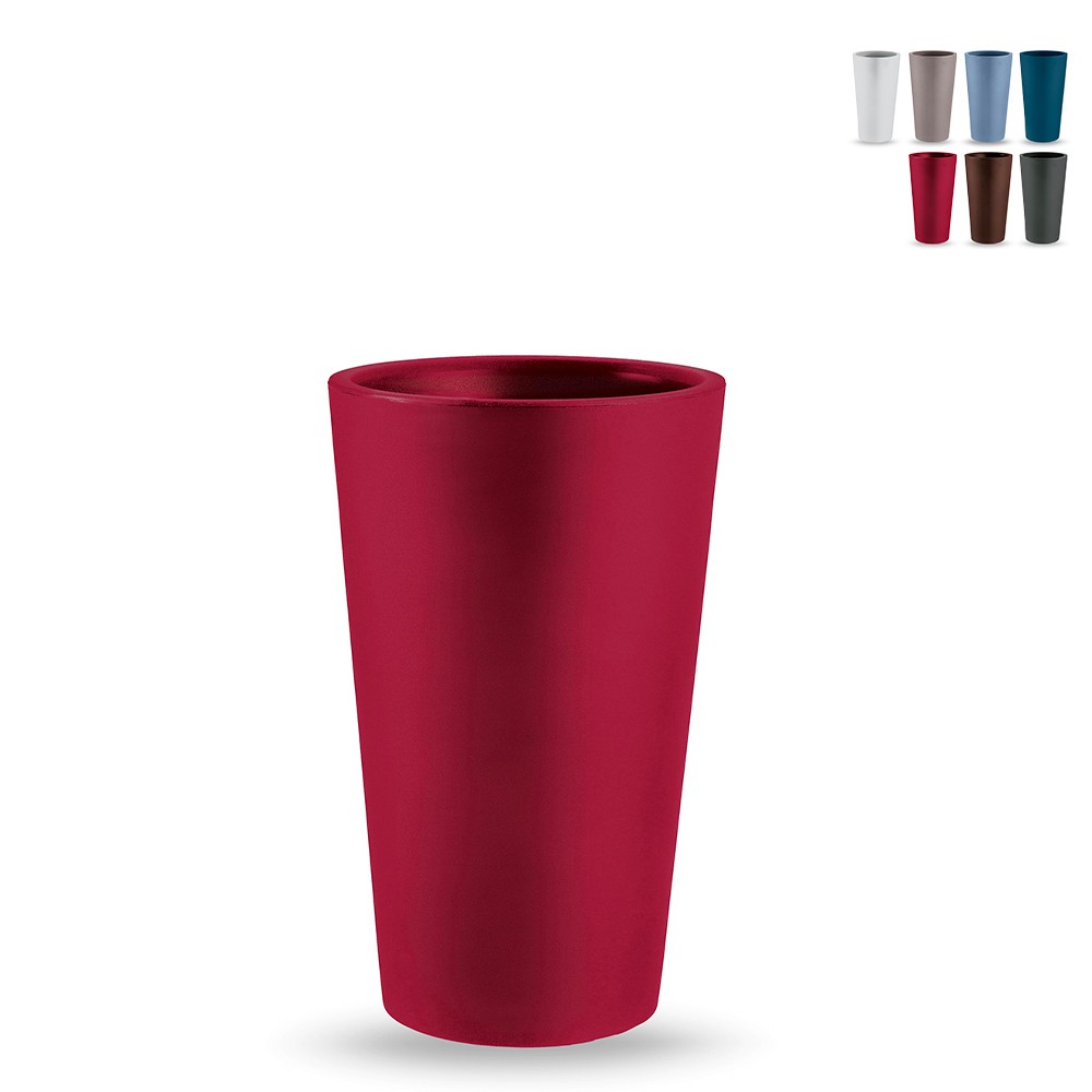 Vaso alto portavasi rotondo terrazza giardino bar ristorante Genesis