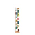 Libreria a colonna verticale h150cm legno 10 ripiani Zia Veronica MH Caratteristiche