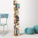 Libreria a colonna verticale h150cm legno 10 ripiani Zia Veronica MH 