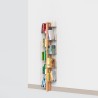 Libreria a parete verticale h150cm in legno 10 ripiani Zia Veronica WMH Scelta