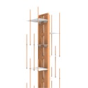 Libreria in legno verticale sospesa h105cm 7 ripiani Zia Veronica SF Caratteristiche