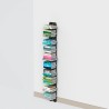 Libreria a parete h150cm verticale in legno 10 ripiani Zia Ortensia WMH Caratteristiche