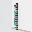 Libreria verticale a parete legno h195cm 13 ripiani Zia Ortensia WH Scelta