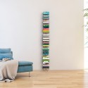 Libreria verticale a parete legno h195cm 13 ripiani Zia Ortensia WH Offerta