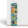 Libreria a parete h195cm bifacciale in legno 26 ripiani Zia Bice WH Caratteristiche