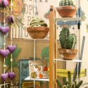Portavasi piante da interno a colonna 10 scaffali design Zia Flora MH Catalogo