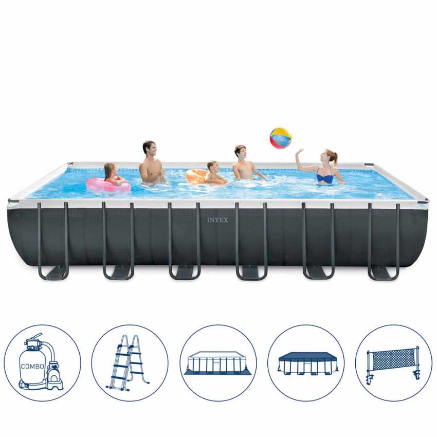 Piscine Hors Sol Intex 26368 Ex 26362 Ultra Grand Xtr Premium