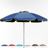 Ombrellone mare spiaggia 220 cm alluminio antivento protezione uv professionale Bagnino Fluo Caratteristiche