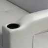 Divano letto 2 posti in similpelle reclinabile Ambra pronto letto Stock