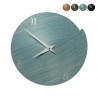 Orologio da parete in legno design rotondo magnetico Vulcano Numbers