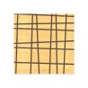 Quadro moderno in legno intarsiato 75x75cm design geometrico Three Caratteristiche