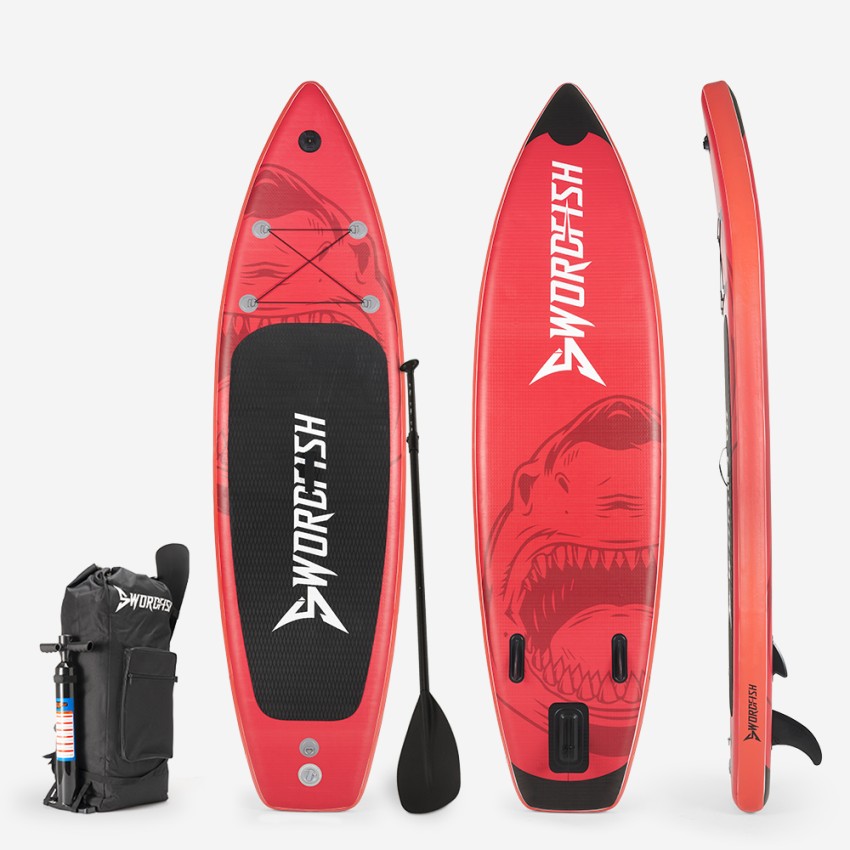Stand Up Paddle tavola gonfiabile SUP 10'6 320cm Red Shark Pro Promozione