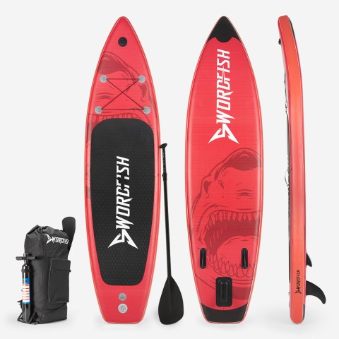 SUP tavola gonfiabile Stand Up Paddle Touring per adulti 366cm Red Shark Pro XL