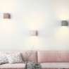 Lampada parete applique cubo da muro plafoniera design moderno Cromia Costo