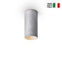 Lampada spot da soffitto cilindro sospeso 13cm design moderno Cromia