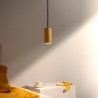 Lampada a sospensione design cilindro 13cm cucina ristorante Cromia
