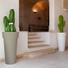 Portavasi colonna stile moderno alto 90cm fioriera piante Messapico