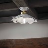 Plafoniera lampada da soffitto ceramica design classico Belluno PL