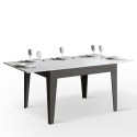 Tavolo allungabile bianco grigio 90x120-180cm sala pranzo Cico Mix AB Offerta