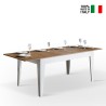 Tavolo cucina moderno allungabile 90x160-220cm legno bianco Cico Mix BQ Vendita