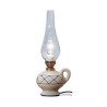 Lampada da tavolo lume vetro e ceramica design classico vintage Pompei TA Offerta