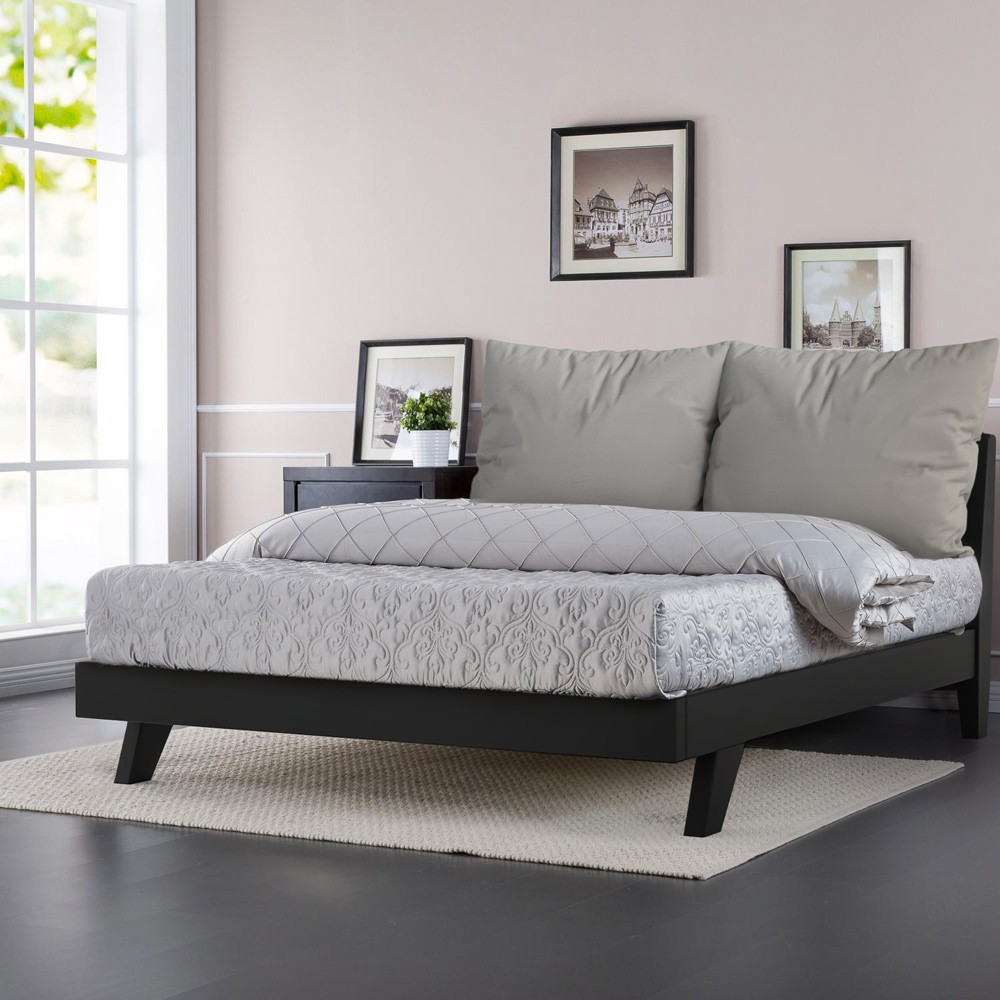 Letto matrimoniale 160x200cm design moderno con doghe e cuscini Rust King