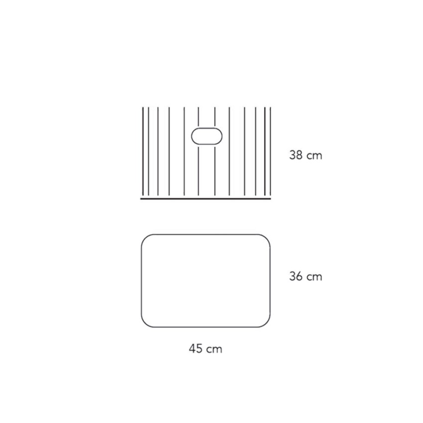 Cesta portaoggetti contenitore in cartone design moderno Rialto M