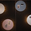 Lampada da parete design moderno applique stile minimal Luna 