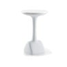 Tavolino alto rotondo per sgabelli 99cm polietilene design Armillaria T1