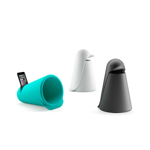Diffusore acustico smartphone design moderno pinguino Ping Promozione