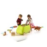 Macchina porta giochi giocattoli per bambini ruote in plastica Van 