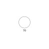 Tavolino alto per sgabelli 100cm rotondo quadrato design Frozen T1-H 