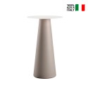 Tavolino alto rotondo per sgabelli diametro 60cm design moderno Fura T1-H Saldi