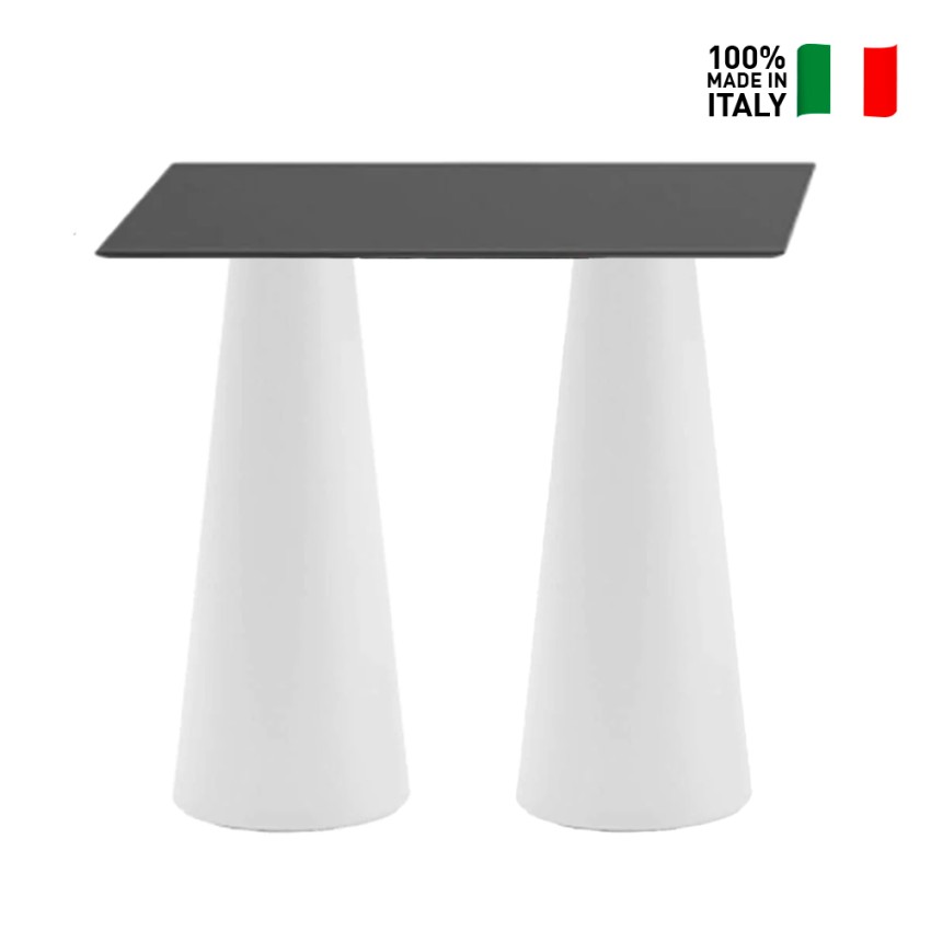 Fade T2-H Tavolino alto rotondo per sgabelli 110cm polietilene design